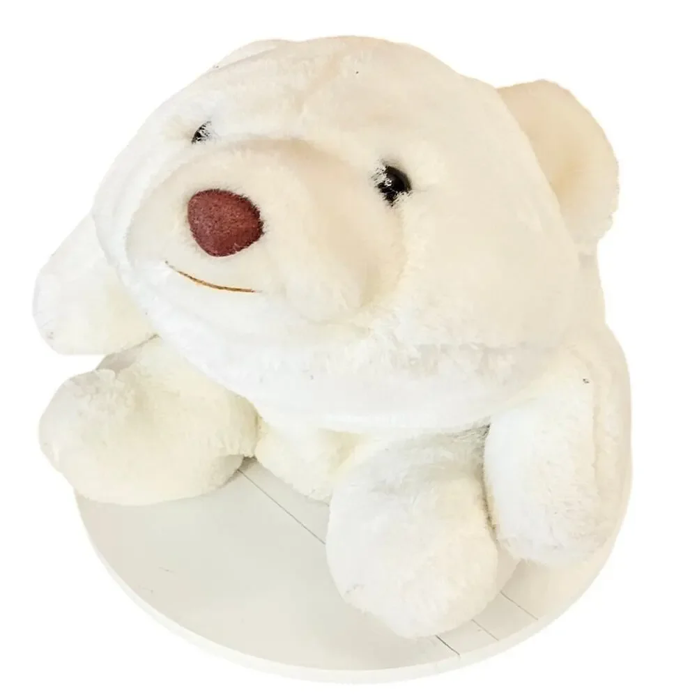 Gund White Polar Bear Plush Stuffed Animal 12” Vintage White Teddy Bear Toy